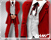 !Groom Suit Red white