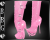 BBG* pink stud boots