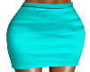 Glare Satin Bleu Skirt