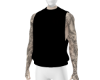 Blk Loose Top + Tat [MK]