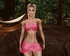 Pink Silk Bikini