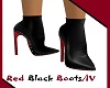 IV/  Red Blk Boots