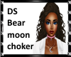 DS Bear/moon choker