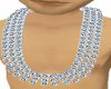 3 Row Necklace Blue Ice