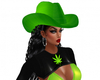 Cowgirl Hat (Green)