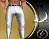 silver pants