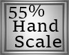 55% Hand Scale