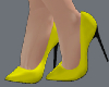 Racing yellow heels 🏁