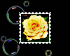*yellow rose stamp