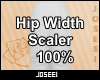 Hip Width Scaler 100%