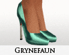 Loub emerald heels