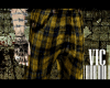 Plaid Yellow Jeans