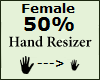 Hand Scaler 50% Female