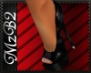 Latex Black heels