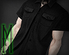 M. Open Shirt Black X