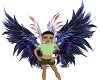 LV/ M Blue Wings