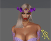 Chr Flower Headpiece Pur