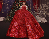 Red Winter Gown