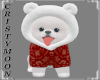 *CM*HOLIDAY PUPPY - RED