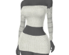 White Knitted Dress