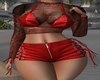 [S] Red Leather Set