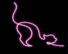 Neon Cat Sign PINK