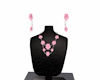 pink rose jewlery