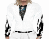 WHITE LEATHER JACKET