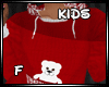 !Kids XMAS Sweater Red F