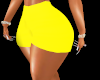 Yellow mini skirt