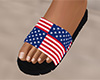 USA Flag Sandals (F)