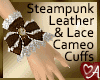 .a Steampunk Cameo Cuffs