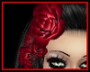 Valentine Hair Roses Red
