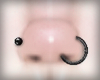 black nose piercings F