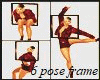 6 pose frame