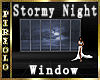 Stormy Night Window