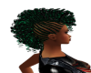 green&black curls