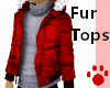 Fur Tops Red