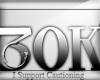 (C)30K Support Sticker