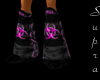 *S* Pink rave boots