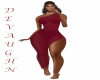NATRINA  RED  DRESS