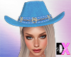 Blue CowGirl Cap