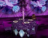purple/blqack guest wed
