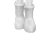 big white boots female
