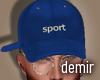 [D] Sport blue cap