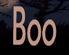 Floating BOO Sign