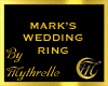 MARK'S WEDDING RING