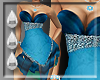 (I)Blue Salsa Dress XXL