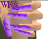 [WK] Purple Belle Nails