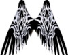 black tribalD wings